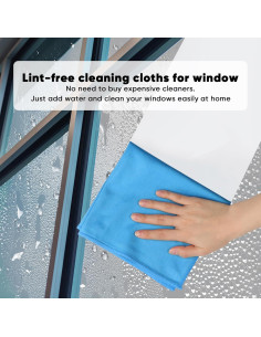 Paños de Limpieza Microfibra HOMEXCEL 6 PK 40x35 cm Azul 2