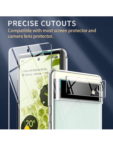 Funda delgada TPU transparente para Google Pixel 6 - Bokoo