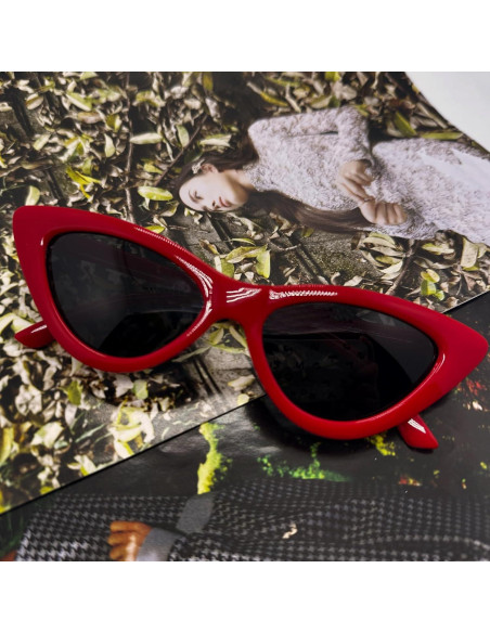 Gafas de sol Joopin cat eye polarizadas UV400 rojas