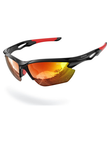 Gafas de sol deportivas DEAFRAIN Dfsg21b polarizadas UV400