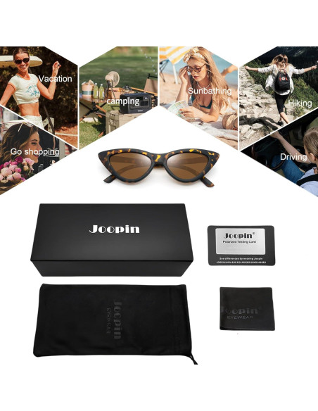 Gafas de sol cat eye Joopin polarizadas UV400 para mujer
