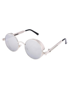 Gafas de Sol Retro Steampunk FEISEDY Modelo B1857 Plata
