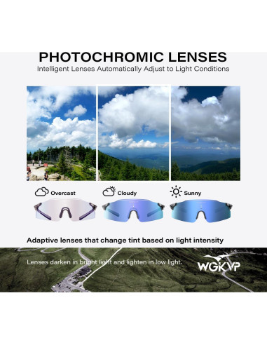 Gafas Deportivas WGKVP Yd-010 Fotoquímicas UV400