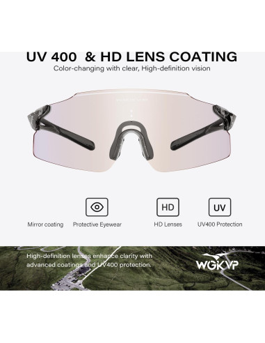 Gafas Deportivas WGKVP Yd-010 Fotoquímicas UV400