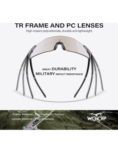 Gafas Deportivas WGKVP Yd-010 Fotoquímicas UV400