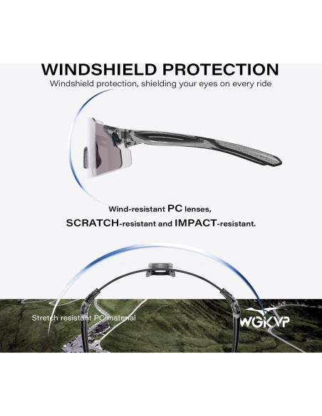 Gafas Deportivas WGKVP Yd-010 Fotoquímicas UV400