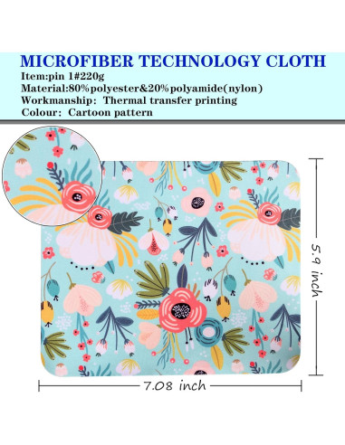 12 Paños de Microfibra ADBGV para Limpieza de Lentes y Pantallas