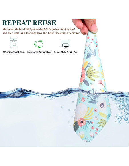 12 Paños de Microfibra ADBGV para Limpieza de Lentes y Pantallas