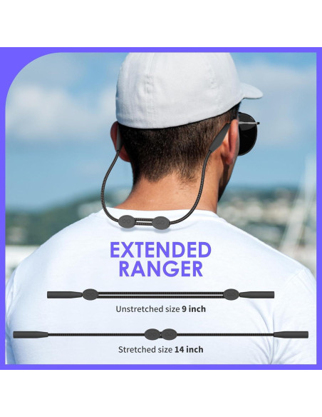 Correa para Gafas 3 Pcs - GS01B Ajustable 35,56 cm