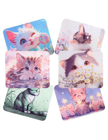 Paquete de 6 Paños Microfibra ADBGV para Lentes y Pantallas