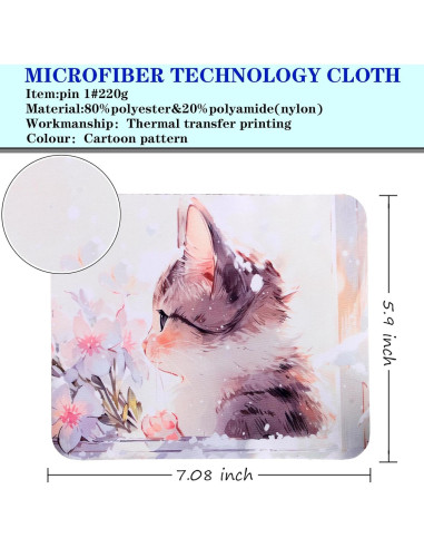 Paquete de 6 Paños Microfibra ADBGV para Lentes y Pantallas