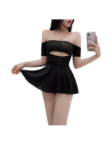 Vestido de Noche Sexy SINROYEE de Seda para Mujeres - Talla Única