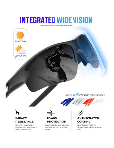 Gafas de sol KALIYADI polarizadas 3 Paquetes UV