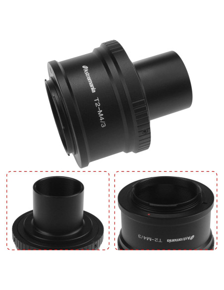 Adaptador Astromania T2 a M42 para Cámaras Olympus M4/3
