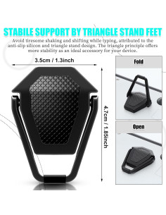 Soporte de Teclado Plegable Konohan para Laptop 4 Piezas 2