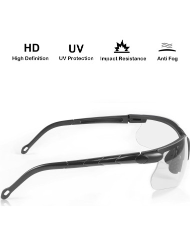 Gafas de Seguridad DAXISONN Anti Niebla UV400 para Tiro