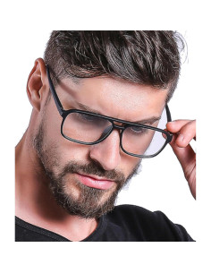 Gafas Aviador ZIMUSUN Anti Luz Azul Unisex 70s Retro 2