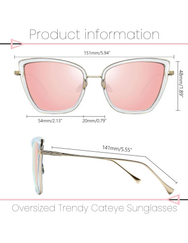 Gafas de sol Joopin estilo gato UV400 para mujeres - 2 colores