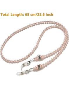 Cadena para Gafas TXIN con Perlas 65cm Soporte para Mujeres 2