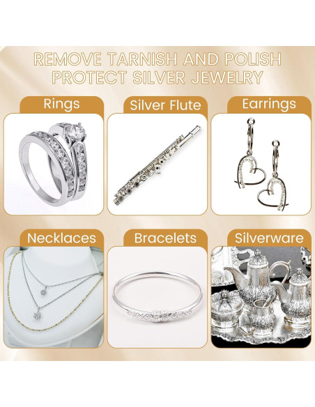 200 Paños de Limpieza de Joyería Tatuo Microfibra 6x8 cm Negro