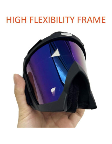 Gafas de ATV XYOP 2-Pack UV400 Antivaho y Antiarañazos