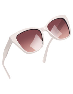 Gafas de sol Joopin Ojo de Gato Beige UV400 para Mujeres