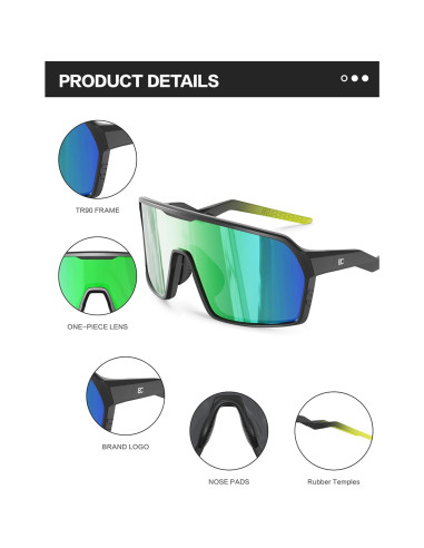Gafas de sol BIRCEN polarizadas para deportes UV400
