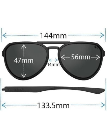 Gafas de sol Selca Tangle Free Unisex - Lentes ahumados