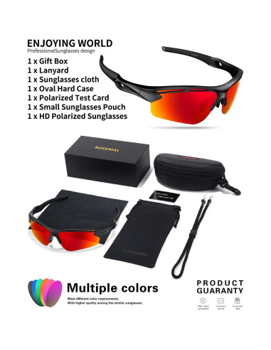 Gafas de sol deportivas Rosemal 7253 polarizadas UV400