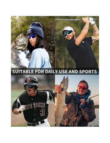 Gafas de sol deportivas Rosemal 7253 polarizadas UV400