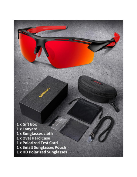 Gafas de sol deportivas Rosemal 7253 polarizadas UV400