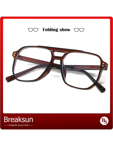 Gafas de sol retro Breaksun B68 unisex 54mm bloqueadoras Gafas de sol retro Breaksun B68 unisex 54mm bloqueadoras