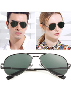 Gafas de sol aviador polarizadas PORADAY 58mm UV400 2