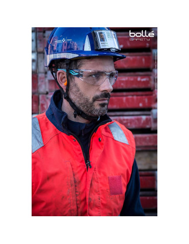 Gafas de Seguridad Bollé Silex Unisex Negro y Azul