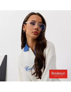 Gafas de sol cuadradas Breaksun B68 con bloqueo luz azul 2