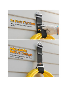 Organizador de Cables Chfeila - Paquete de 4, Ajustable 35-45cm 2