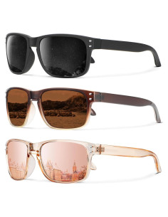 Gafas de Sol Polarizadas KALIYADI Estilo Vintage UV