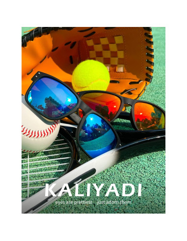 Gafas de Sol Polarizadas KALIYADI Estilo Vintage UV 3 Piezas