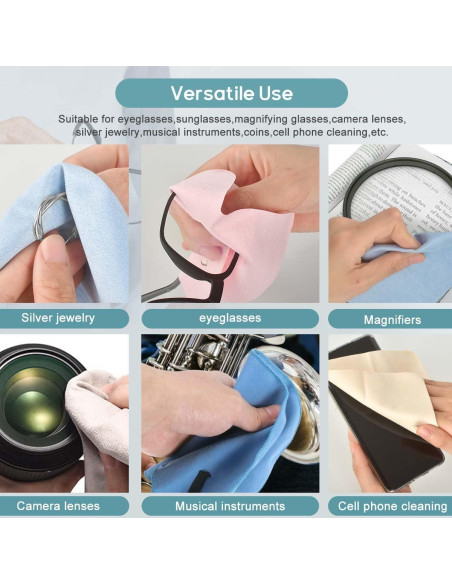 Paquete de 24 Paños de Microfibra CONLI 17x14cm Suave Paquete de 24 Paños de Microfibra CONLI 17x14cm Suave