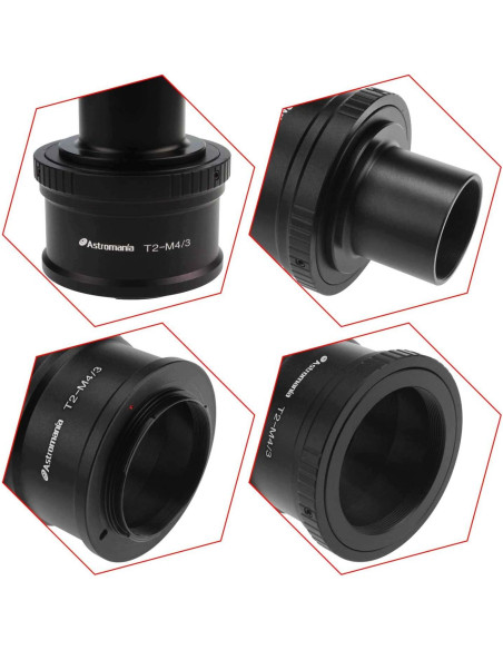 Adaptador Astromania T2 a M42 para Cámaras Olympus M4/3