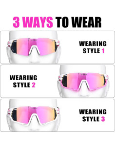 Gafas de Ciclismo X-TIGER Polarizadas 5 Lentes Intercambiables 2