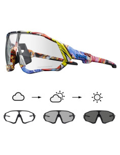 Gafas de Ciclismo KAPVOE Fotoquímicas UV400 para MTB