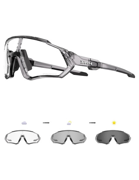 Gafas de Ciclismo KAPVOE Fotoquímicas UV400 para MTB