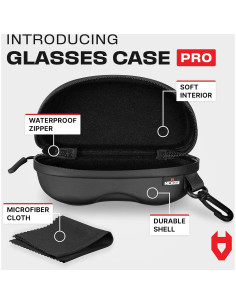 Estuche Semi Duro NoCry para Gafas de Sol - Resistente al Agua 2