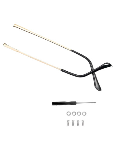 Patas de Gafas de Metal TORWOL 138mm Reemplazo DIY