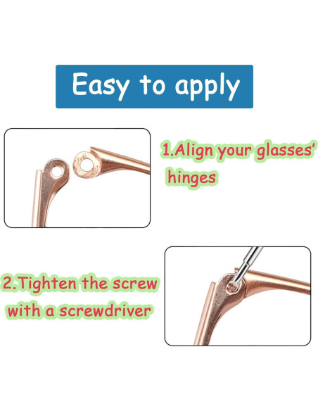 Patas de Gafas de Metal TORWOL 138mm Reemplazo DIY