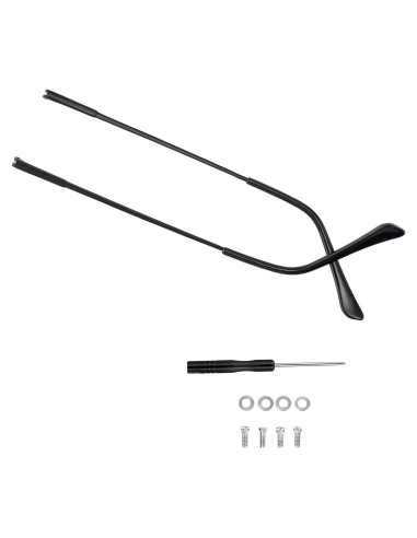 Kit de Reemplazo Patas Gafas Metal TORWOL 138mm Negro