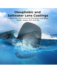 Gafas de sol polarizadas KastKing Tenmile UV 100% para deportes 2