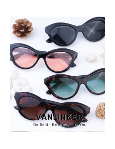 Gafas de sol estilo gato VANLINKER con lentes polarizados 2