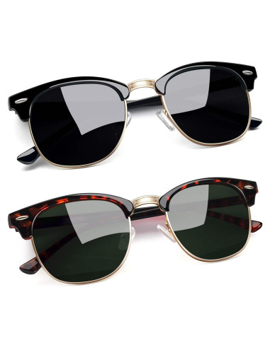 Gafas de sol Joopin unisex polarizadas UV400 medio marco